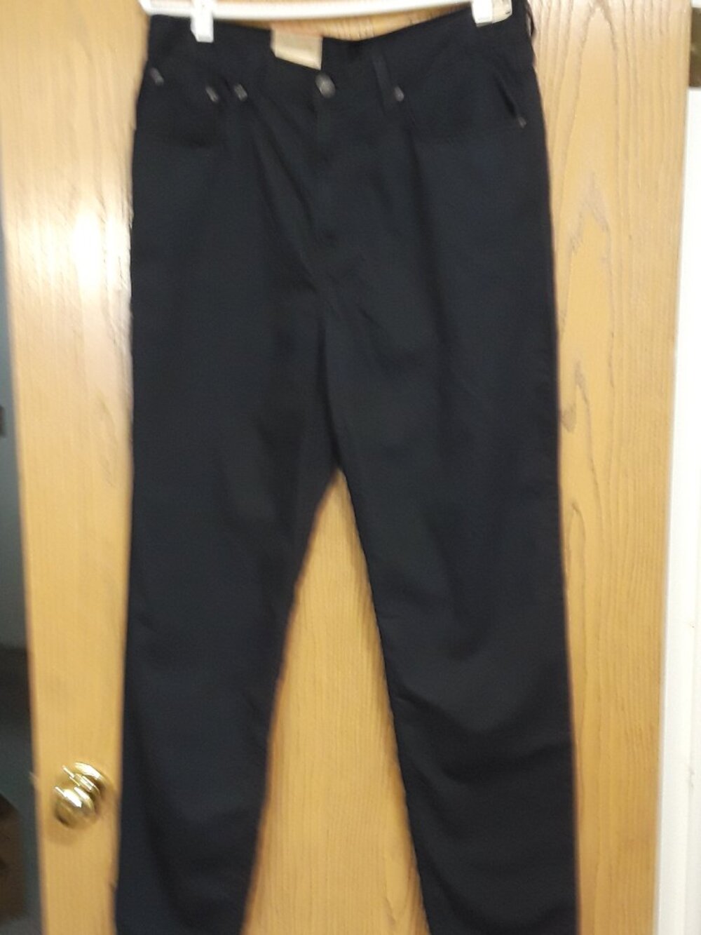 NWT Levis High Waisted Mom Jeans BLACK Cotton/Hemp 31x30 Size 12 A35061821 Eco
